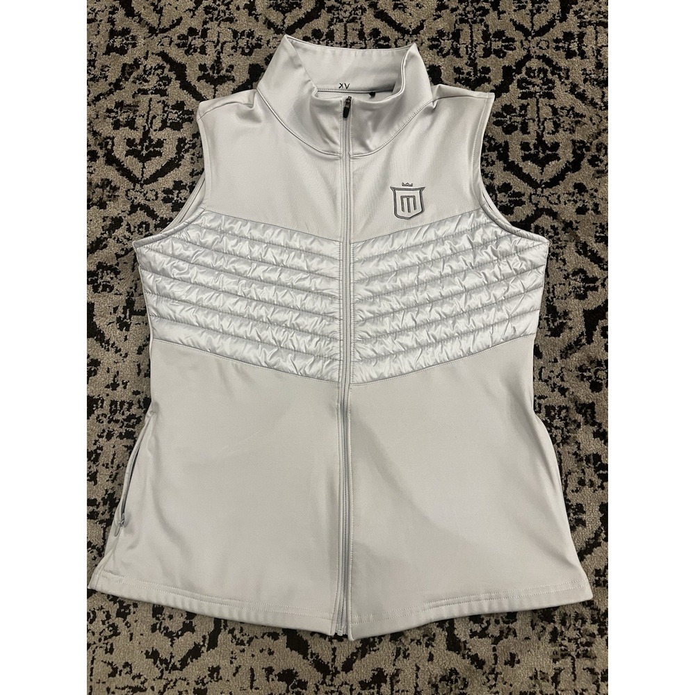 Women's Columbia In The Elements Golf Vest Gray Medium Spandex